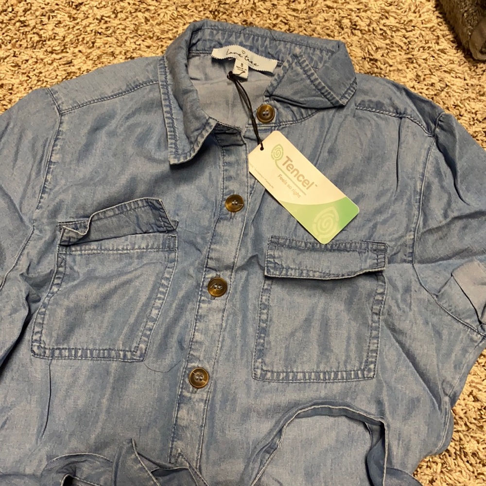 Chambray romper